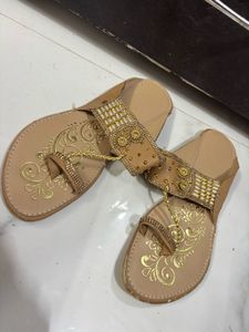 Embellished Flat Sandals