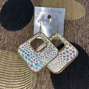 Statement Diamond Shaped Earrings