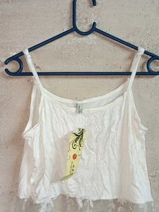 White Lace Dress Sheer Mini