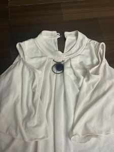 Chic Off-Shoulder Ruffle Sleeve Top