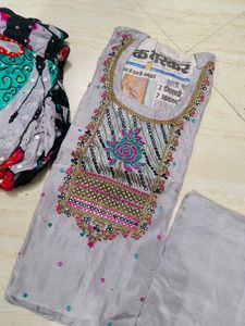 HEAVY EMBROIDERED SUIT