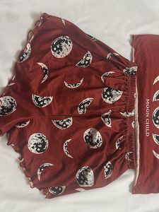 Moon Child Super Short Top and bottom set