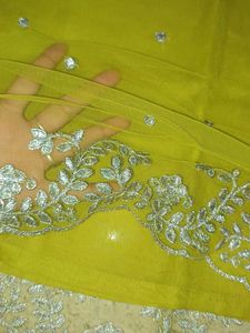 Stunning Yellow Embroidered Kurta Set