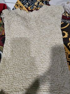 Textured Cream Top