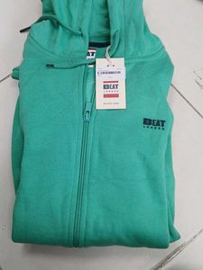Green Zip-Up Hoodie