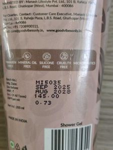 Good Vibes Creamy Care Shower Gel