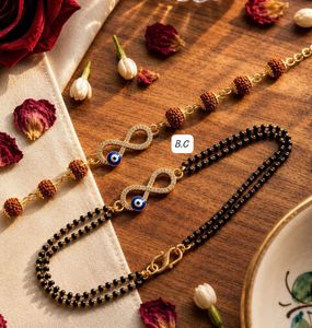 Evil Eye Infinity Pendant Mangalsutra