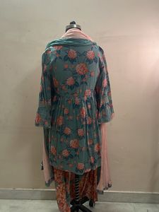 Beautiful Floral Kurta Set with Dupatta