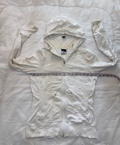 Cream Nike Dri-FIT Zip-Up Hoodie