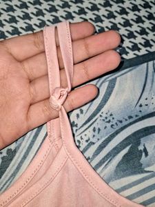 Soft Pink Spaghetti Strap Camisole