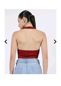 halter cowl neck top