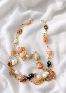 Boho Stone Beaded Necklace