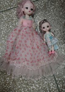 cute dolls set movable joints 3d eyes