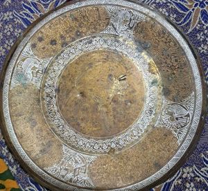 brass or copper decorative plate