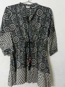Boho Print Tunic Top
