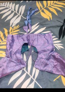 Elegant Lavender Silk Blouse