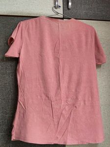 Cute Pink "enjoy" Graphic T-Shirt