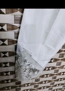 Black &amp; White Embroidered Kurti