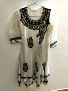Embellished White Tunic