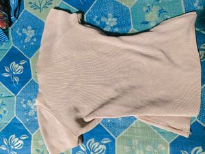 Light Pink Ribbed Short Sleeve Top