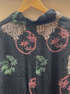 Unique Printed Collared Shirt Dress