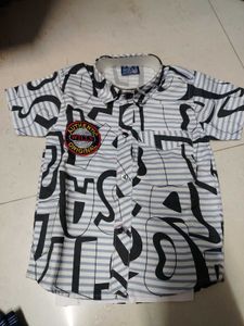 Kids Graphic Print Short Sleeve Shirt