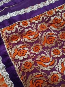Embroidered Net Saree