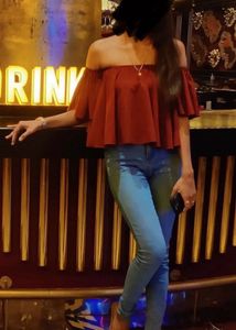 Off Shoulder Crop Top