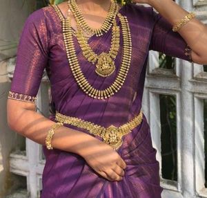 Elegant Purple Embroidered Blouse