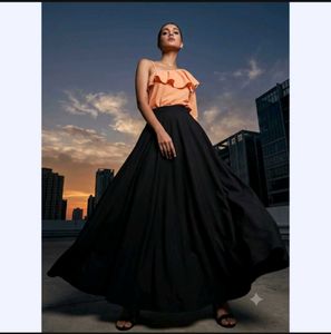 Chic One-Shoulder Ruffled Top