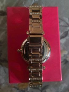 Women's Rose gold Fastrack dial watch