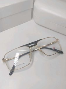 Stylish Gold Frame Eyeglasses