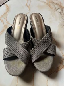 Sparkly Wedge Sandals