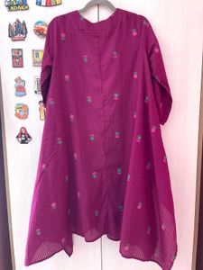 Westside Utsa Purple Cotton Shrug