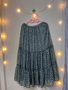Floral Tiered skirt