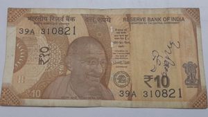 DATE -31/08/21Birthday  Note Of  Rs.10