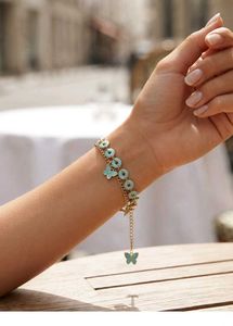 Chic Butterfly Charm Bracelet