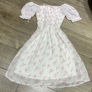 Floral Off-Shoulder Summer Dress