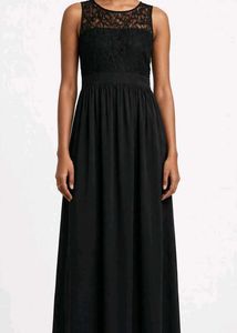 Ajio Black Dress Bust 34-36