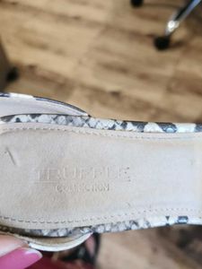 Truffle collection Stylish Snake Print Heels