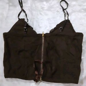 Lace Corset Bra seez M