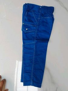 Boys Yellow &amp; Blue Shirt and Pants Set