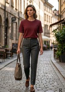 Stylish Maroon T-Shirt 👕