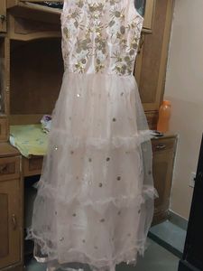 New Pearl Embroidery Gown