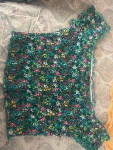 Floral Smocked Off-Shoulder Top
