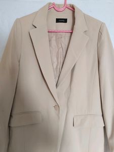 BEIGE BLAZER FOR WOMEN