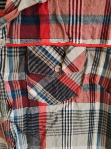 Plaid Button-Down Shirt