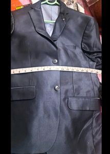 Louis Philippe Navy Slim Fit Wedding 2 Pc Suit