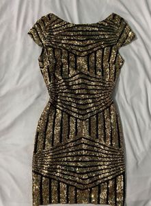 Gold Sequence Short Dress(BRAND NEW)