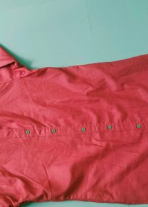 Coral Kurta with Button